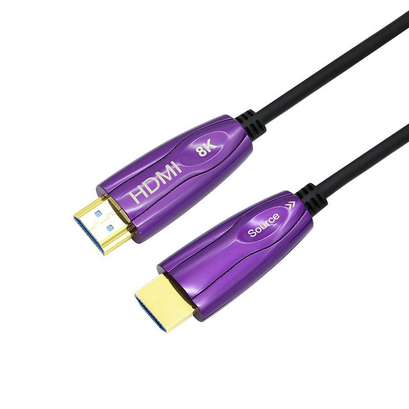 Amewire High quality hdmi optical fiber cable A-A male  hdmi cable 8k 1gold plated 60Hz 3D fiber wire