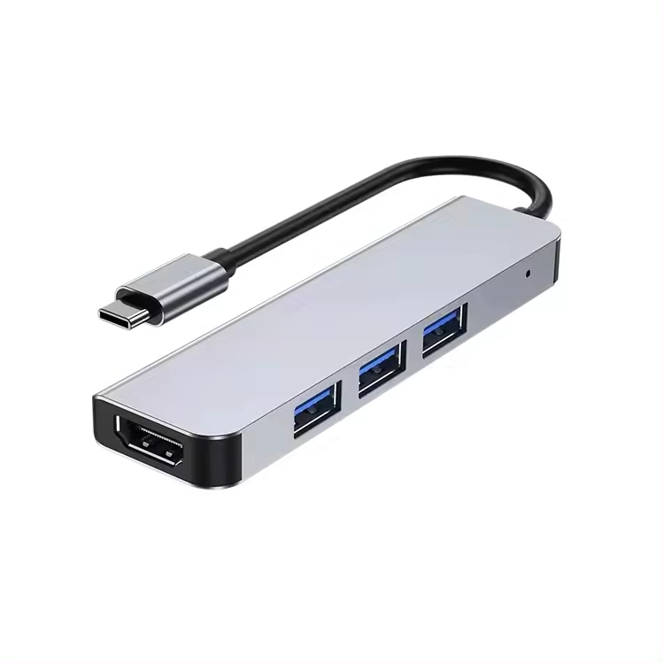 Amewire OEM New Arrival  4 in 1 USB2.0 USB3.0 Type C HUB Docking Station for Computers