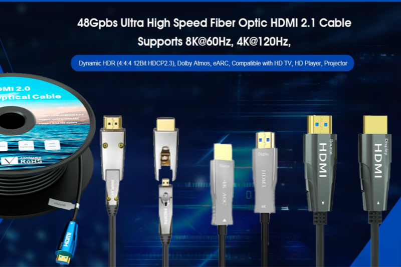Overview of HDMI2.1 application optical fiber cable