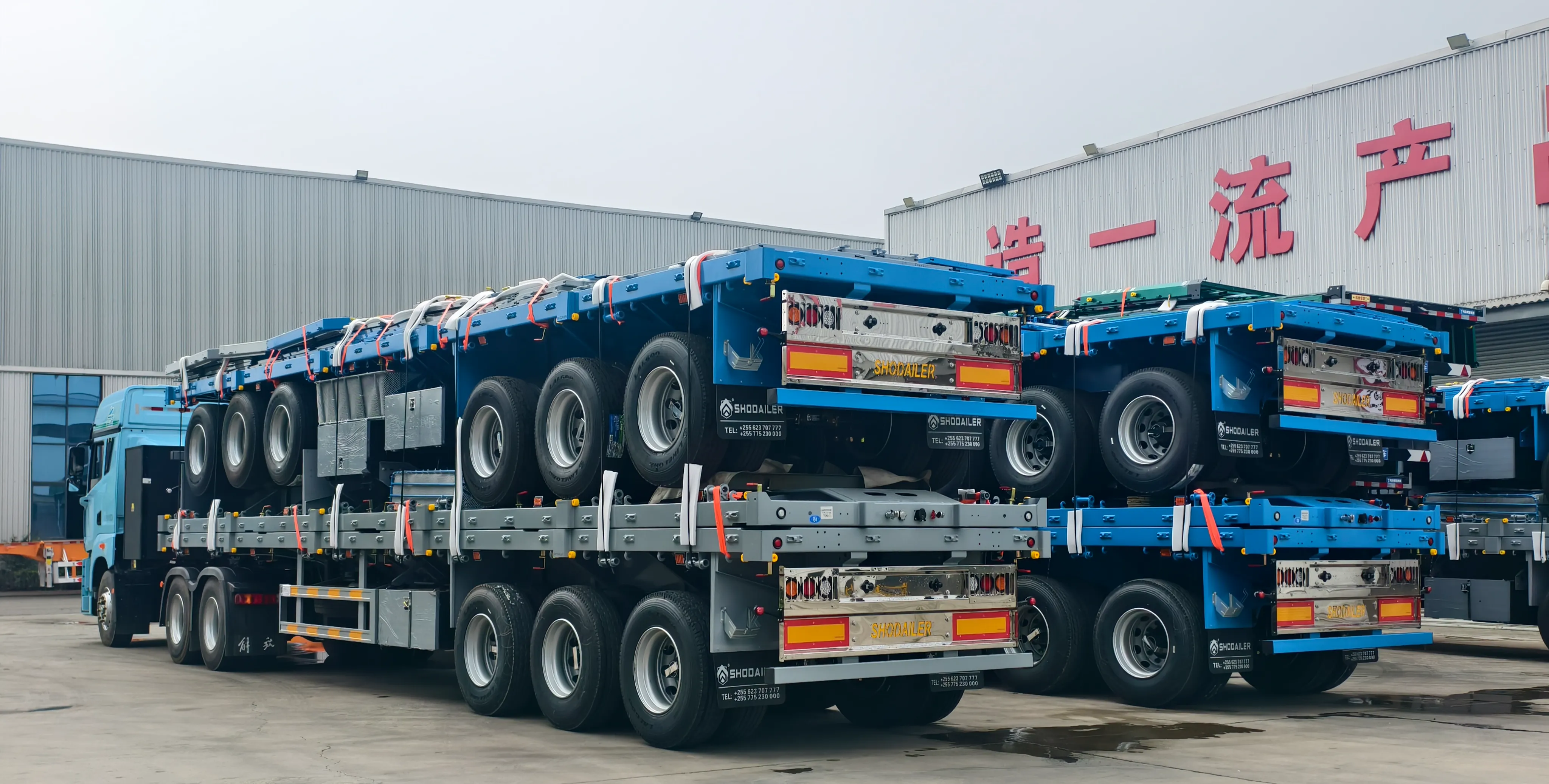 Shodailer Exports 120 Units of Trailers to Tanzania in June, Showing Its Core Manufacturing Competence