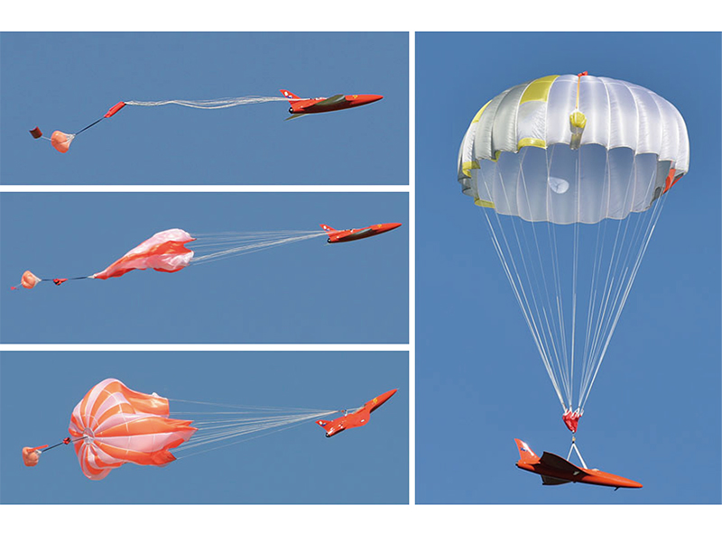 T400 Series Target Drone Recovery Parachute System14lm