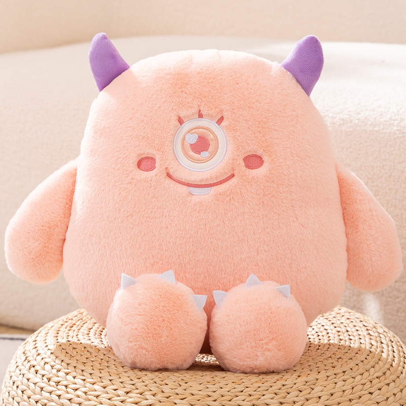 Sedex Audited Factory High Quality Cute Stuffed Plush Monster Soft Toy Stuffed Animal With Adorable Faces 
