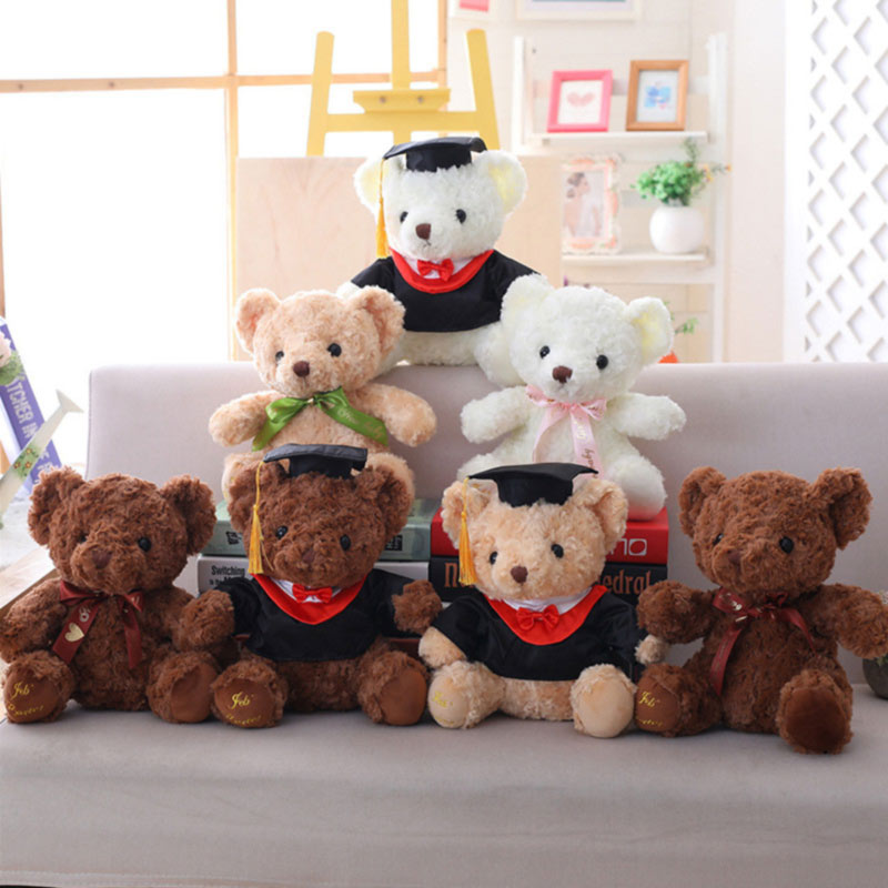 Mainan Mewah Grosir Besar Boneka Beruang Wisuda Dan Beruang Pita Warna Serius Tersedia Untuk Hadiah