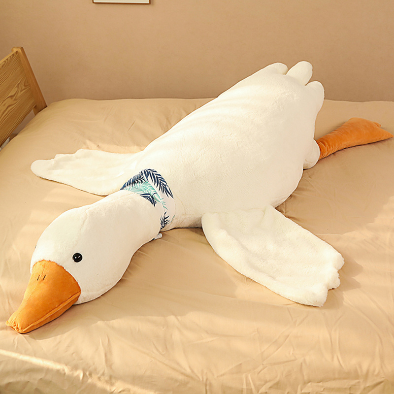 Big White Large Stuffed Goose Toy...