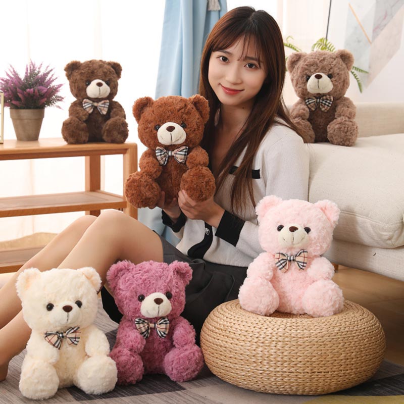 اسباب بازی نرم خرس عروسکی پر شده جدید با رنگ های مختلف موجود در آمازون به فروش می رسد