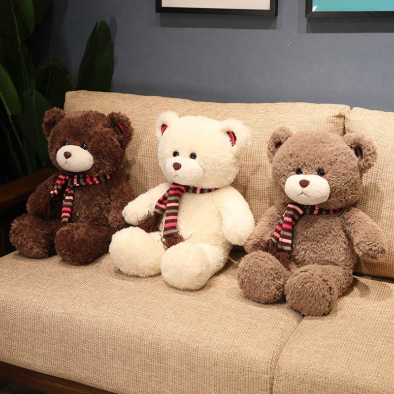 Nieuwe collectie gepersonaliseerde jumbo pluche dieren teddybeer groot groot zacht speelgoed voor slaapknuffel