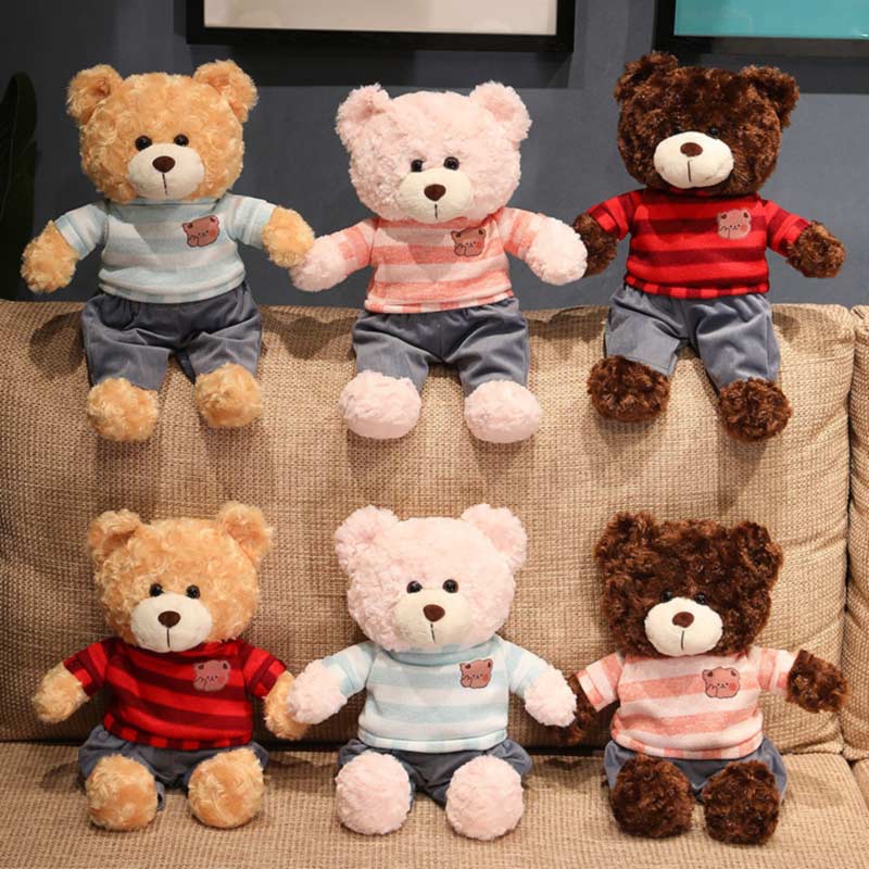 Kostenlose Muster-Plüschspielzeug-Stoff-Teddybären, einzigartiges Design, Stoffbären in großen Mengen zum Valentinstag