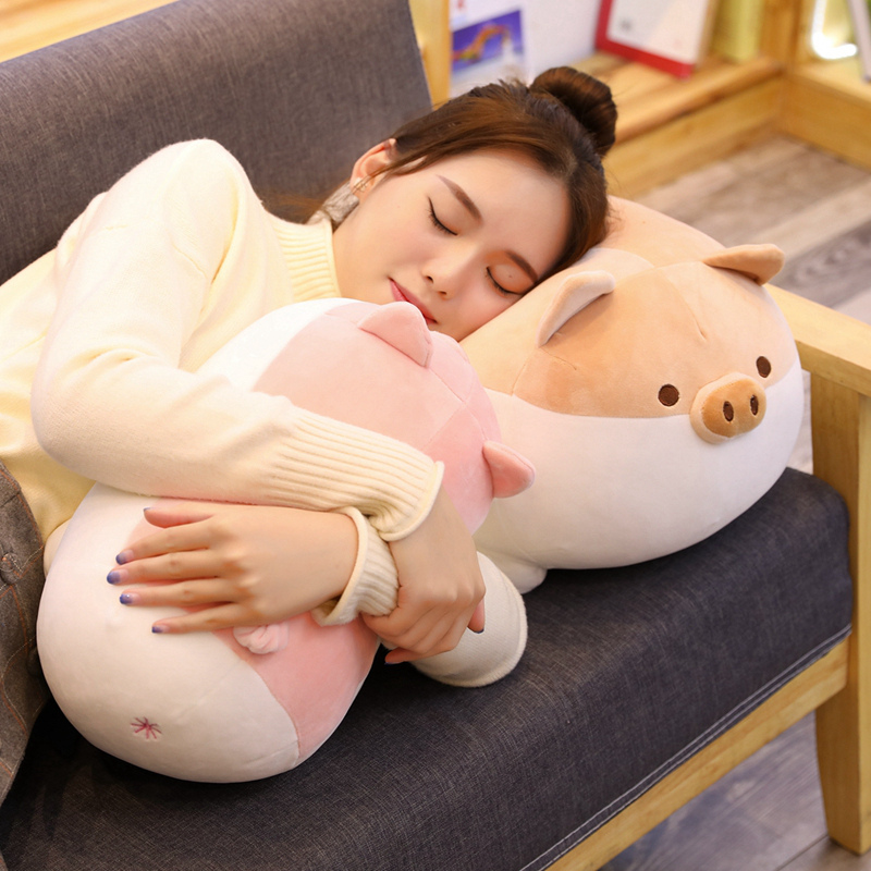 I-OEM&ODM Soft Fat Pig Plush Pillow...
