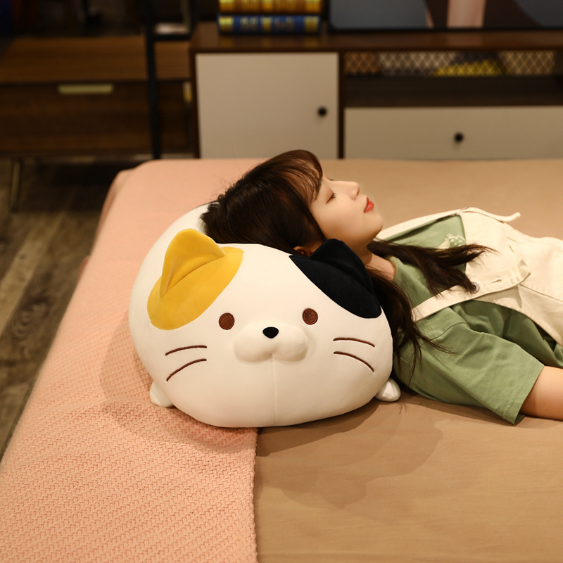 Leuke Kawaii Plush Kitty Pillow Ro ...