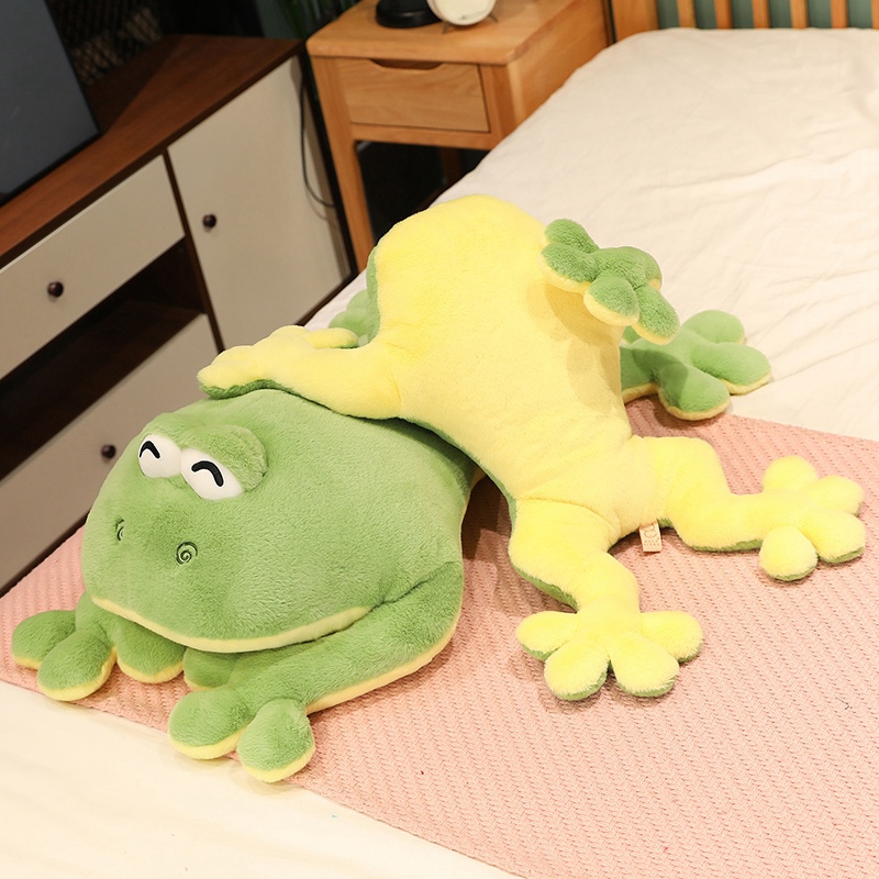 Wholesale New Design Big Giant Plush Soft Stuffed Frog For Living Room 7
