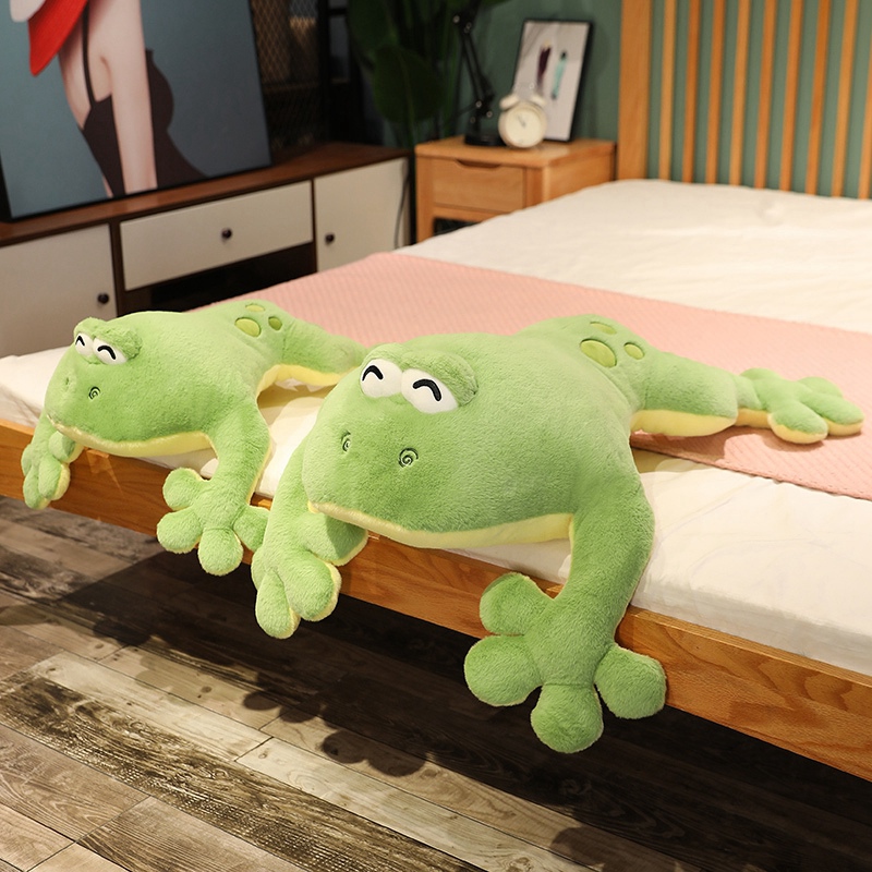 Wholesale New Design Big Giant Plush Soft Stuffed Frog For Living Room 10