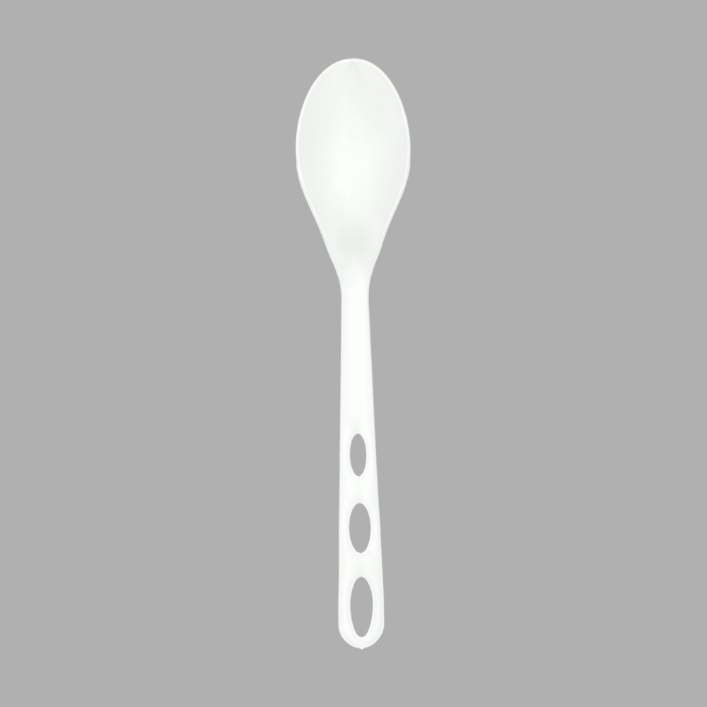 New arrivals SY-09-SP 6.9inch/175mm compostable spoon heavt-duty disposable biodegradable cutlery CPLA spoons