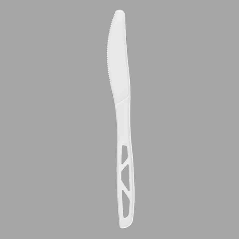 Quanhua SY-017-KN, μαχαίρι CPLA 6,85 ιντσών/174 mm, Βιοδιασπώμενο σκεύος μιας χρήσης φιλικό προς το περιβάλλον.