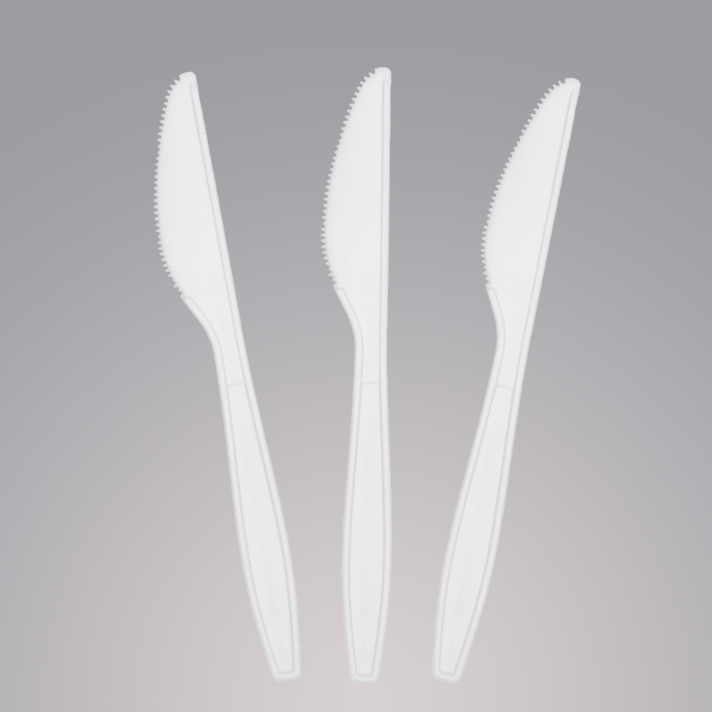 SY-15-KN biodegradowalny i kompostowalny nóż CPLA 160mm/6,3 cala w opakowaniach zbiorczych