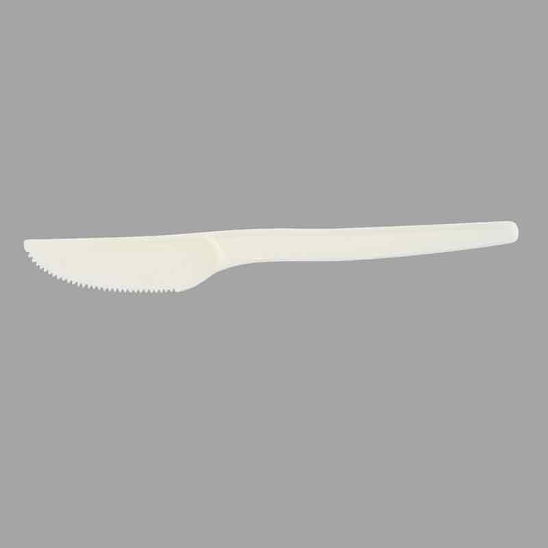 Quanhua SY-03-KN-I, nóż PSM 6,75 cala/171 mm (± 2 mm), przybory do jedzenia ze skrobi kukurydzianej