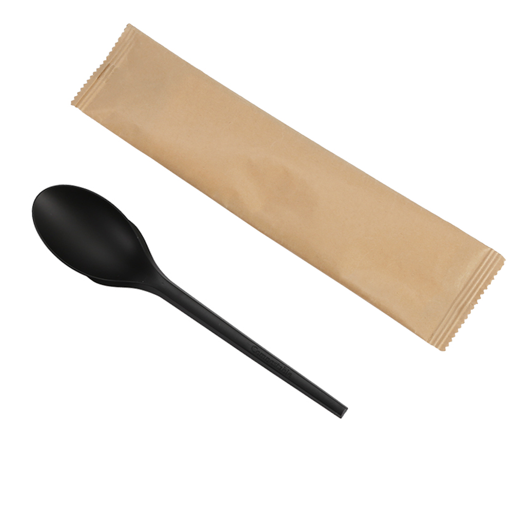 SY-003-I 6inch/152mm biodegradable disposable utensils Eco-friendly durable and heat resistant individually wrapped C...