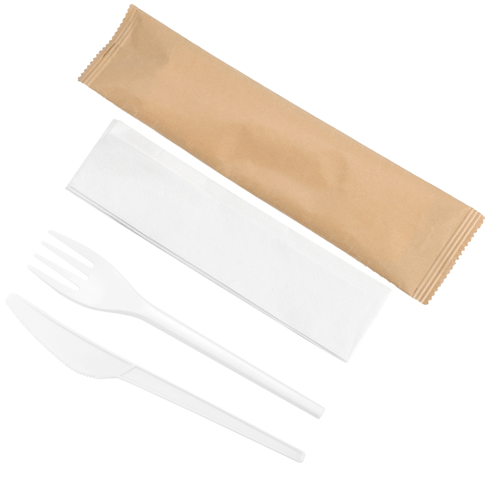 Quanhua SY-001002-FKN, made from cornstarch compostable biodegradable durable cutlery Eco-friendly disposable cutlery...