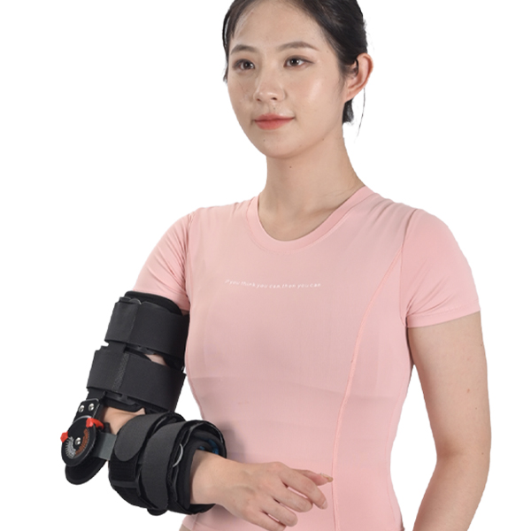 Adjustable elbow joint fixation bracket for postoperative support and stabilizer of posterior elbow fractures Adjustable medical arm sling