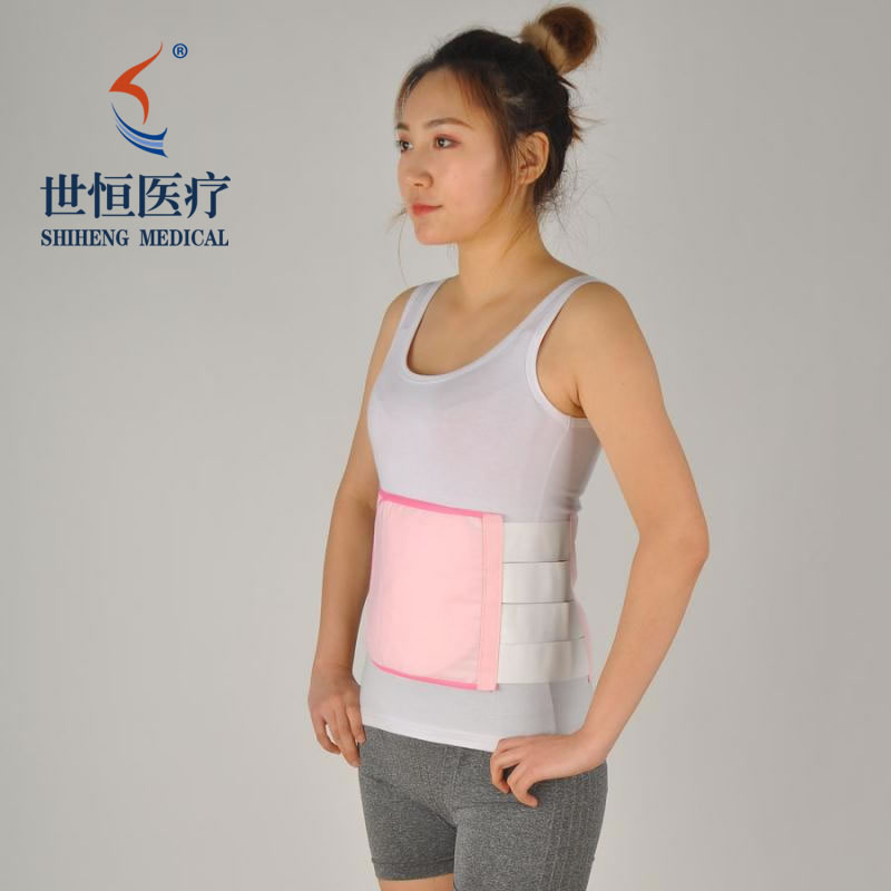 Elastic soft abdomen support belt