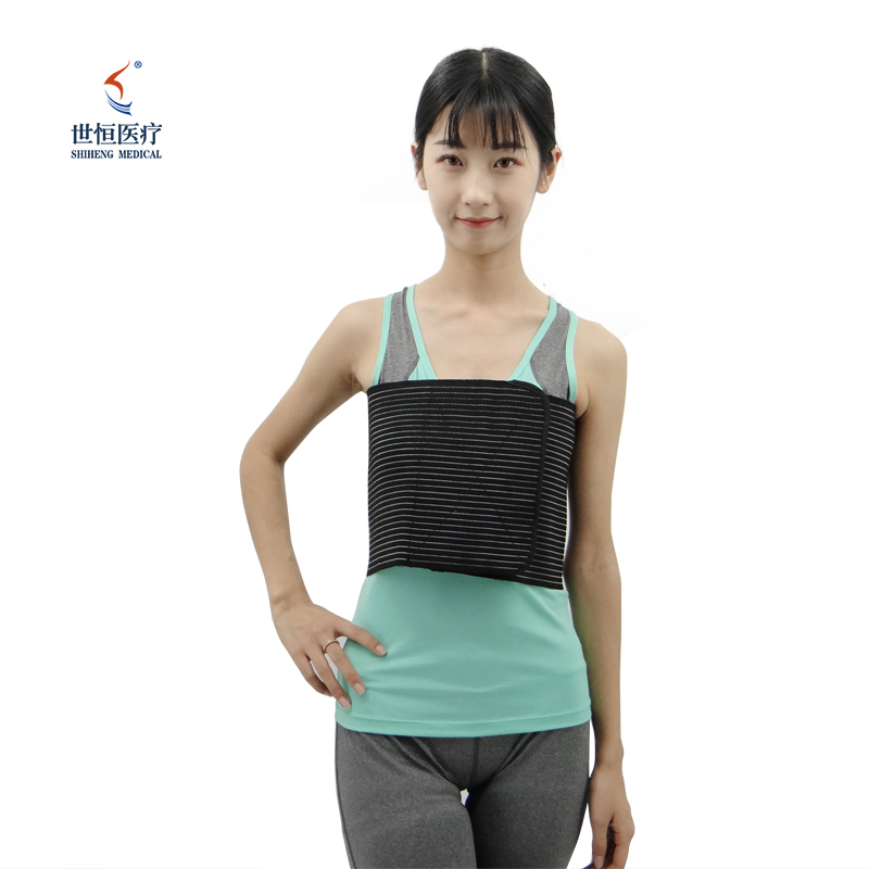Breathable elastic belt for abdominal