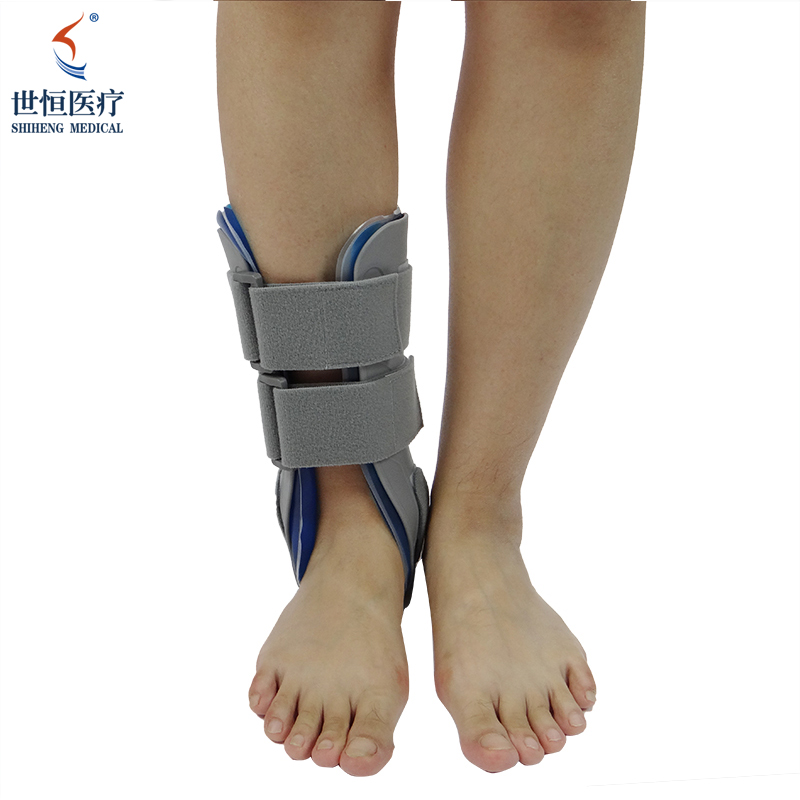 Ankle support brace clip with gel pad