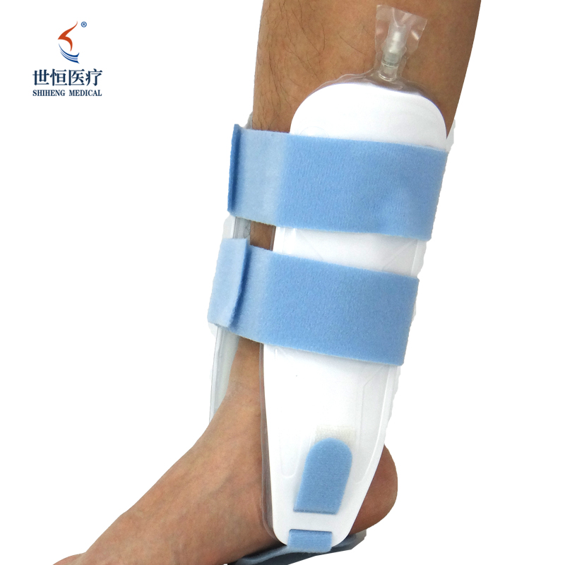 Inflatable ankle clip support brace