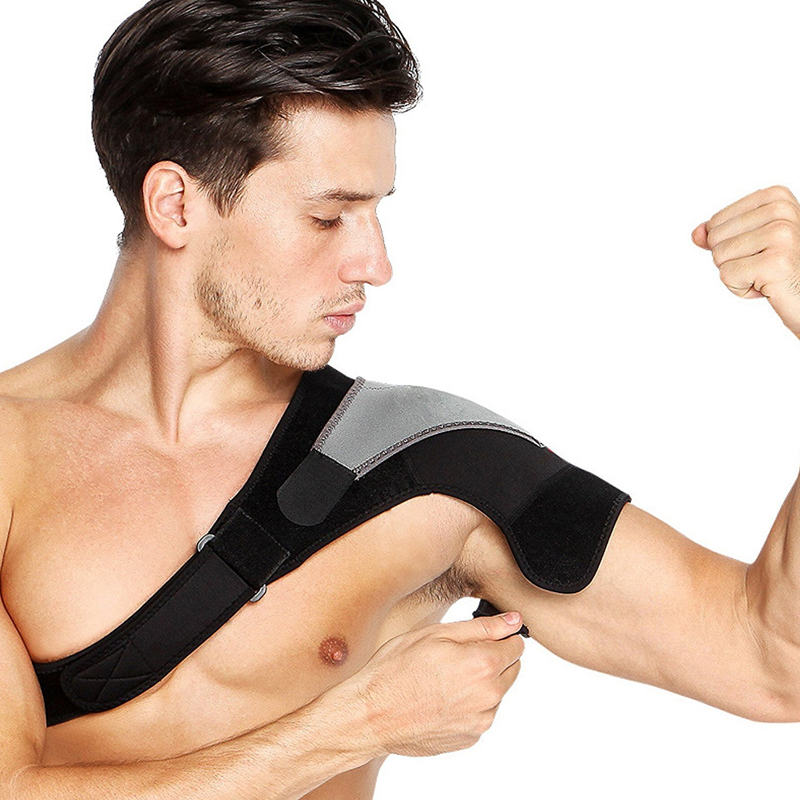 Tutore per alleviare il dolore alla spalla con protezione sportiva