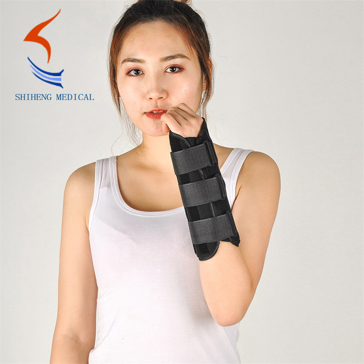 Carpal strap with steel support