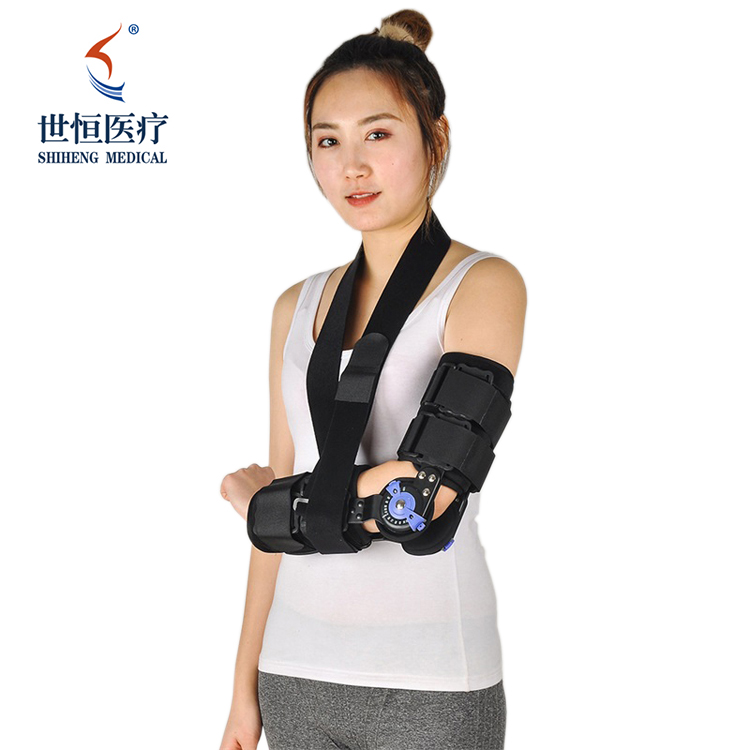 Orthopedic adjustable arm elbow brace