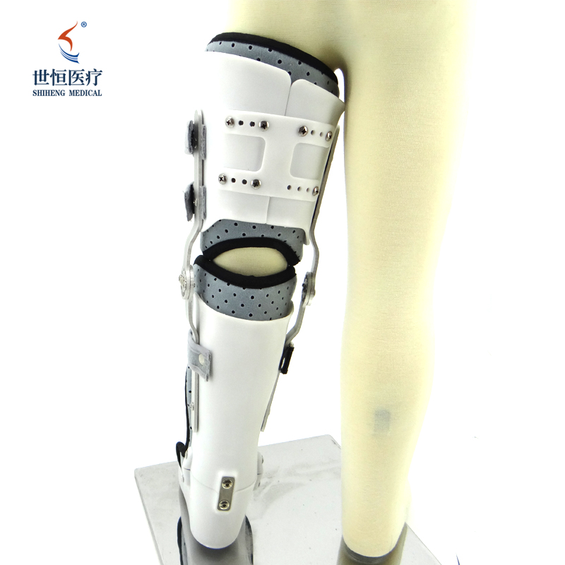 調節可能な子供用の膝、足首、足をサポートするブレース