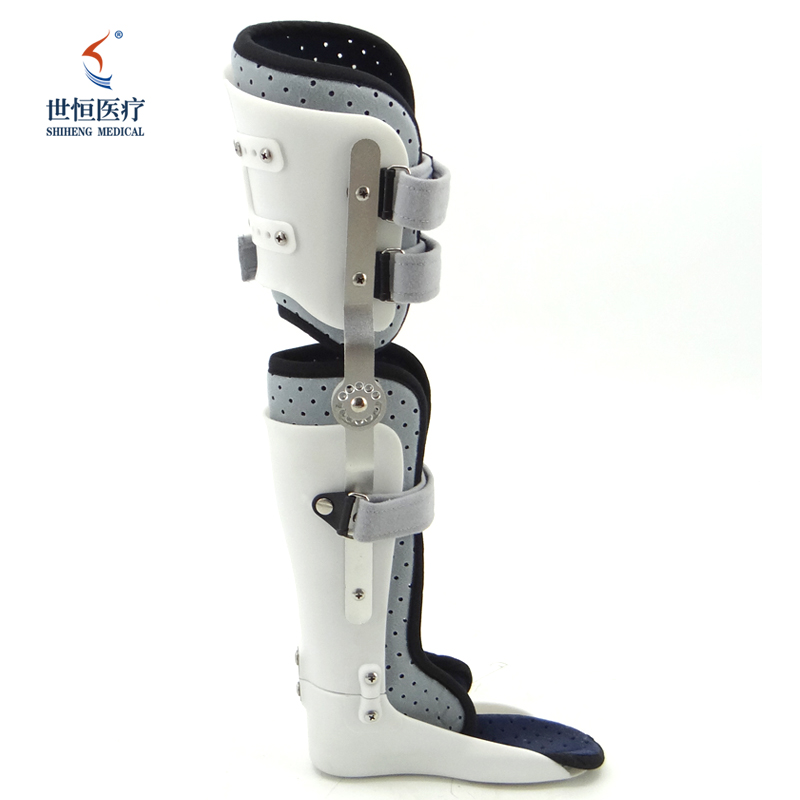 Adjustable children's knee, ankle and foot supprot brace