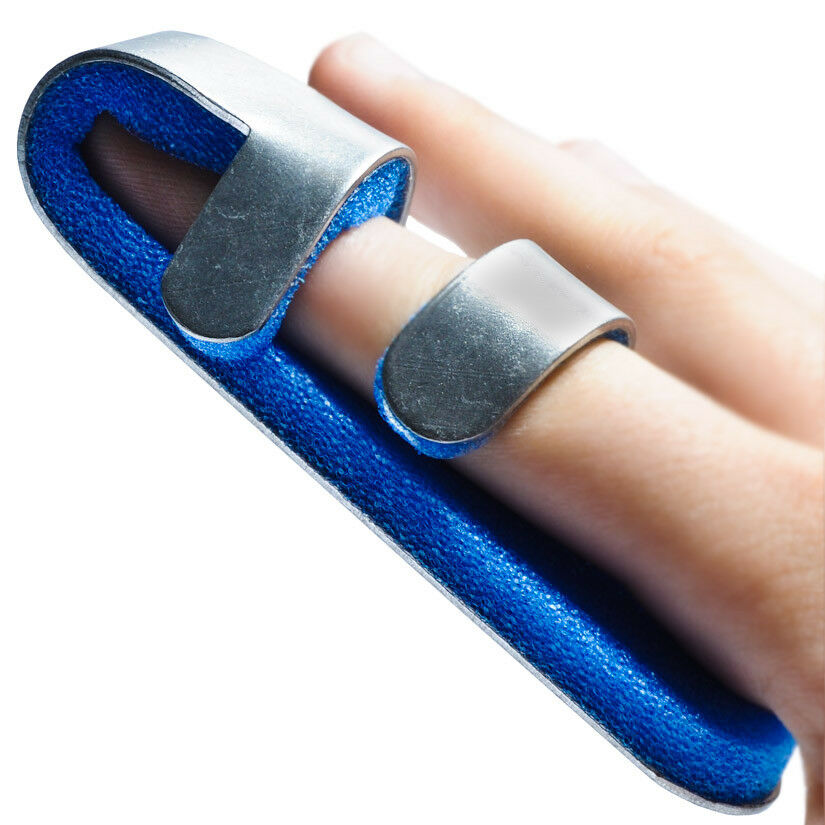 Aluminum finger splint protector