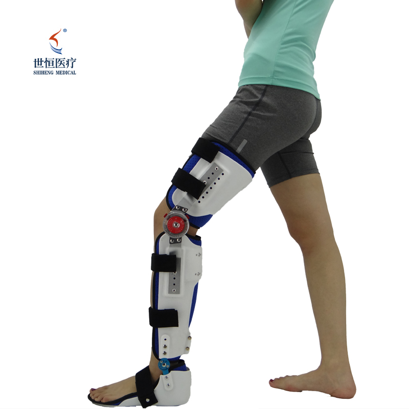 Pendakap sokongan pergelangan kaki lutut ortosis perubatan