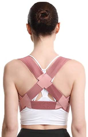 Correttore posturale elastico regolabile per la schiena