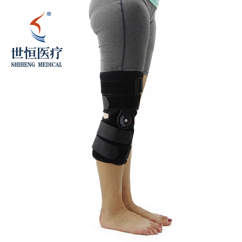 Краток тип на ортопедска заграда за потпора на коленото со шарки