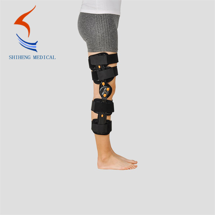 Ортопедска потпора за колена, прилагодлива заграда за колено со шарки