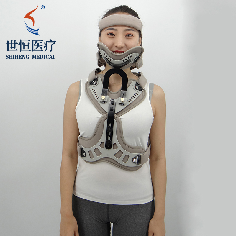 Reka bentuk terkemuka thoracolumbar fixation brace orthosis head neck chest brace support