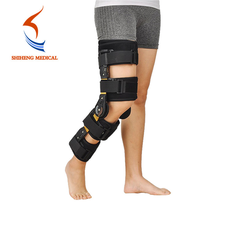 Mbështetje ortopedike gjuri e rregullueshme me madhësi të lirë të gjurit