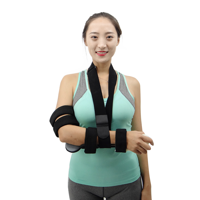 Hinge orthopedic angle adjustable elbow supports