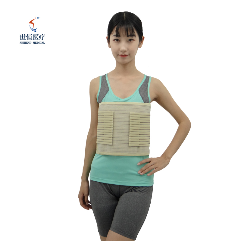 Elastic breathable abdomen support belt