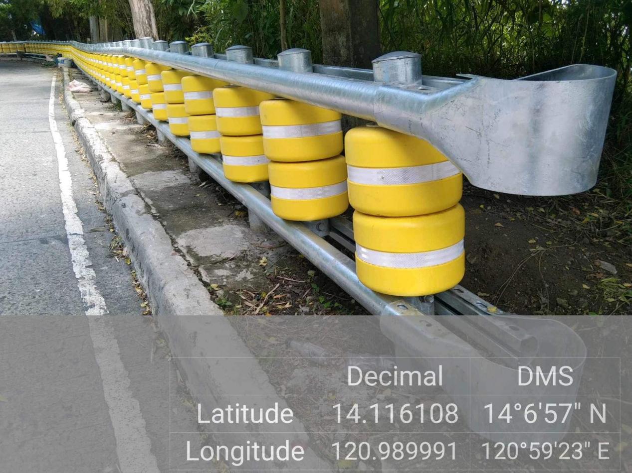 Roller Barrier Project in Philippines Road.