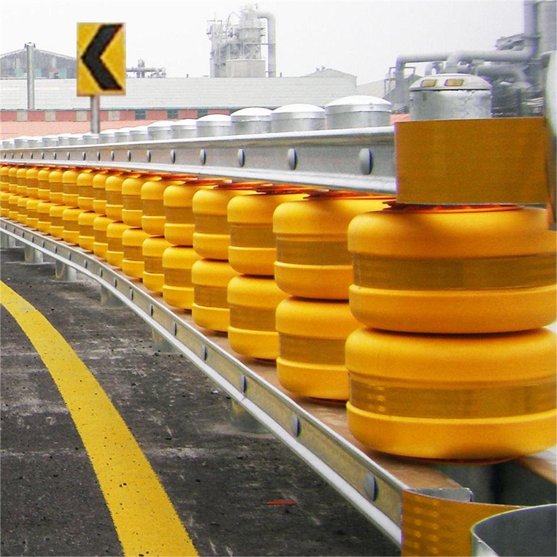 Highway Intensity Safety Traffic Crash Guardrail Roller Crash Barrier