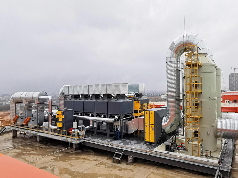 Activated Carbon Adsorption & Catalytic Combustion Equipment VOCs Exhaust Waste Gas Treatment