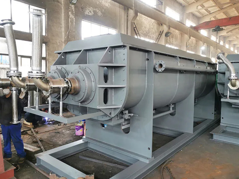 Paddle Sludge Dryer Machine Equipment Sewage Slurry Drying Treatment Process System