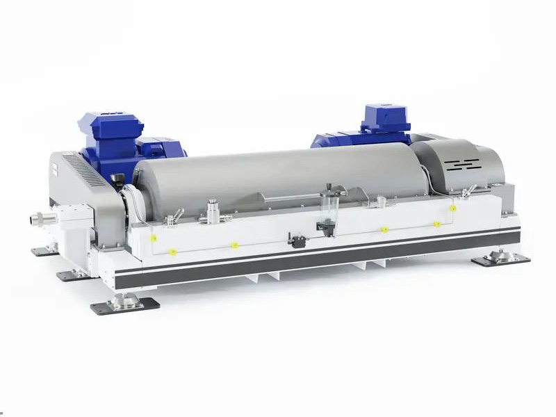 Automatische horizontale schroefdecanter-centrifugemachine voor slibontwatering, drogen