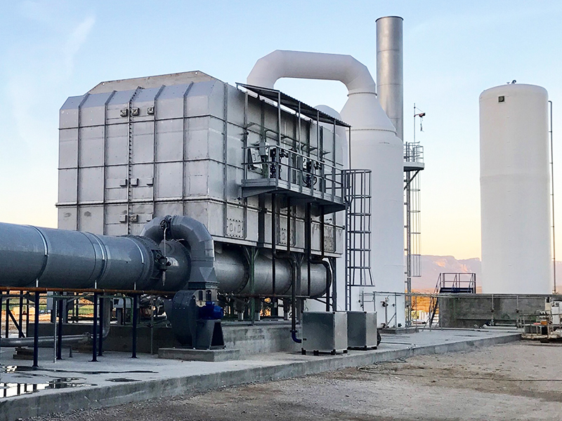 RTO Regenerative Thermal Oxidizer System Industrial Flue Vocs Gas Treatment
