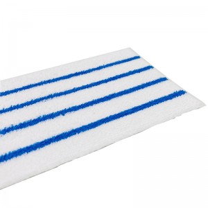 Blue Stripe Microfiber Disposable Mop Pad