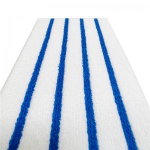 Blue Stripe Microfiber Disposable Mop Pad