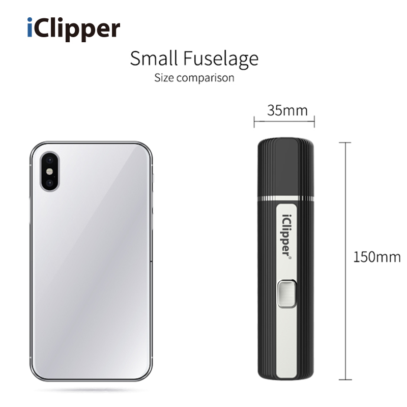 Iclipper-N8 전기 애완 동물 손톱 분쇄기 충전식 USB 충전 애완 동물 조용한 고양이 발 손톱 분쇄기