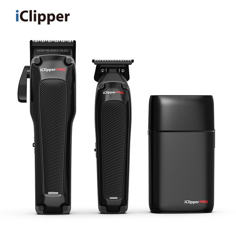 IClipper-K77 genopladelig trådløs professionel frisør Brug BLDC hårklipper med DLC-blad